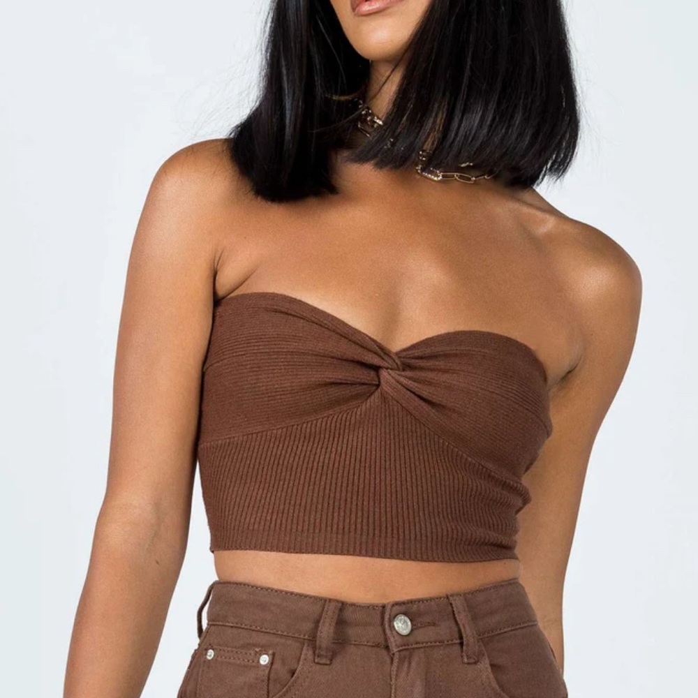 Princess Polly Strapless Twist-Front Top